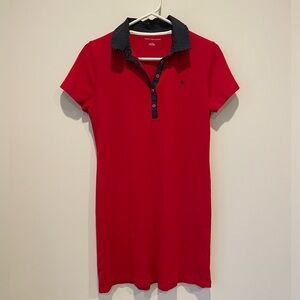 Tommy Hilfiger red polo dress. Size medium